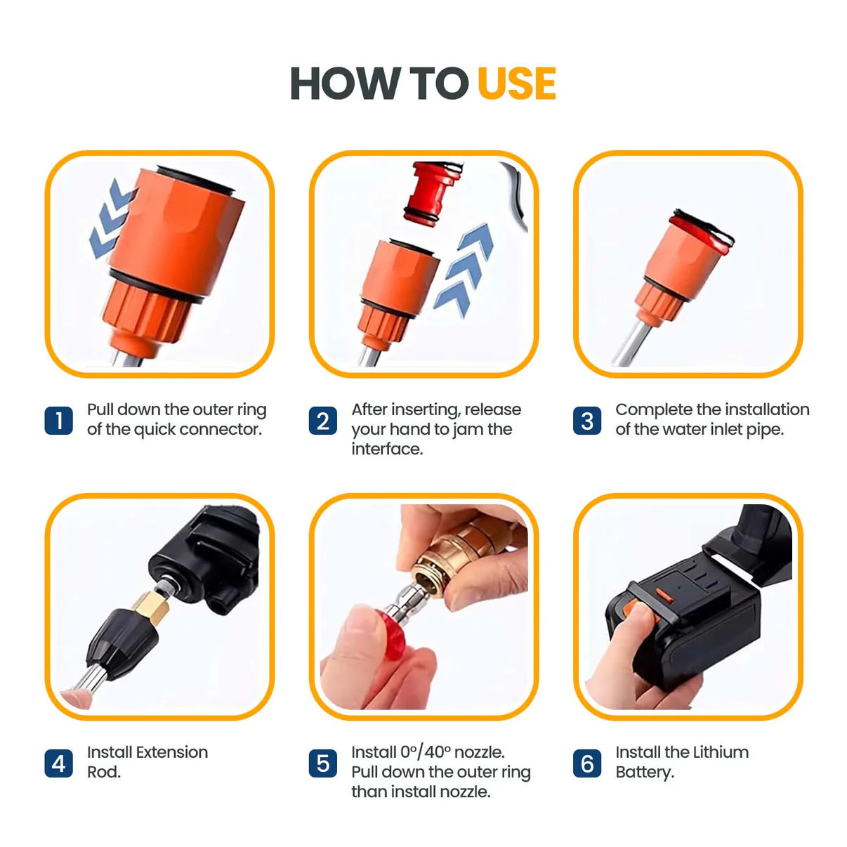 SprayMax™ | Wireless High-Pressure Water Gun Car Washer