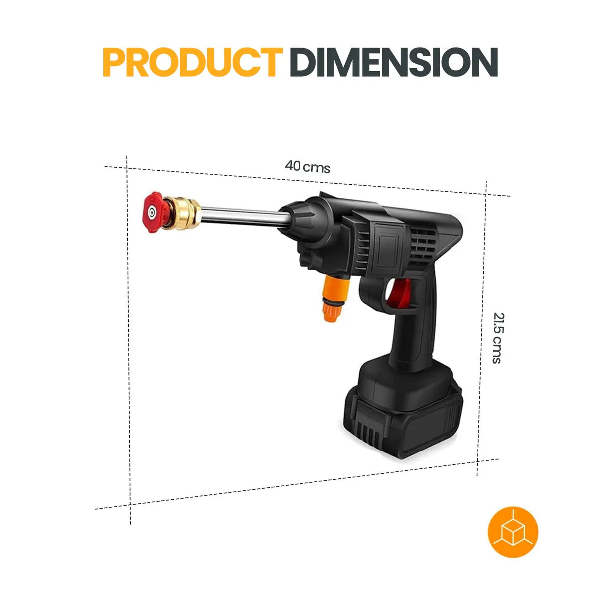 SprayMax™ | Wireless High-Pressure Water Gun Car Washer