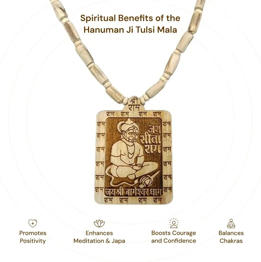 Bhaktimala™| BUY 1 GET 1 | Bageshwar Dham Tulsi Mala