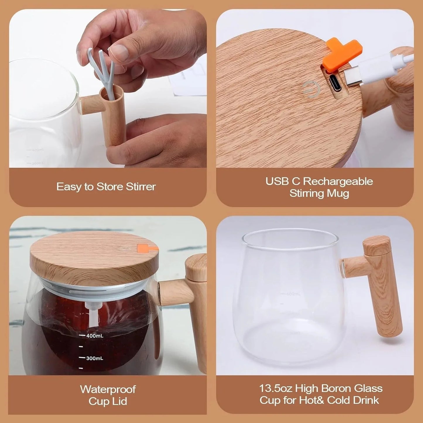 BlendUp™ | Self Stirring Mug